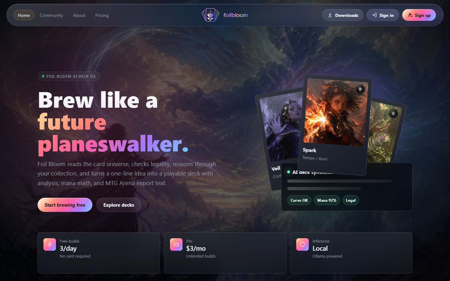Foil Bloom screenshot